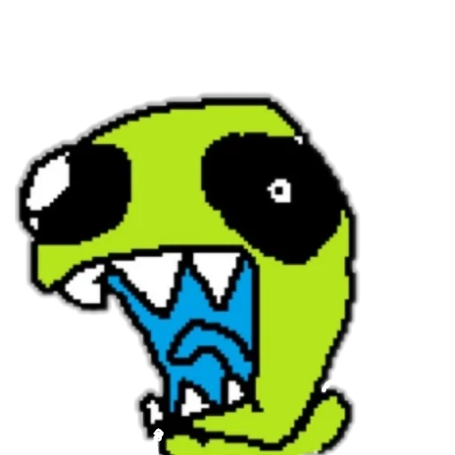 👿 Стикер «silly alien» для Telegram