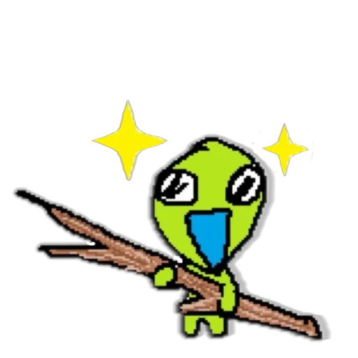 🤩 Стикер «silly alien» для Telegram