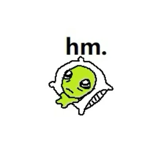🙁 Стикер «silly alien» для Telegram