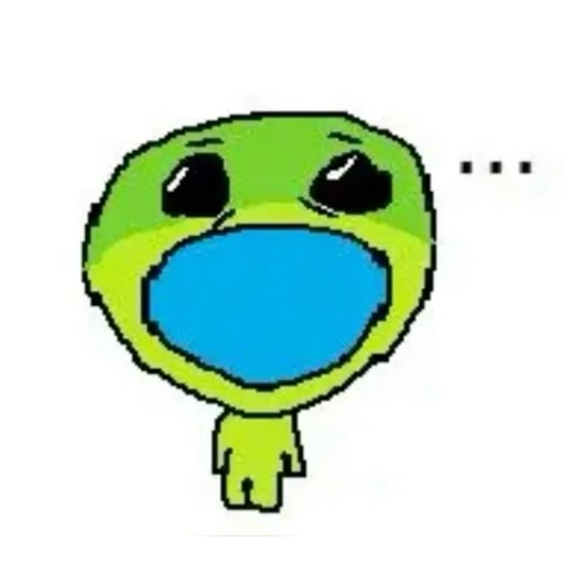 😦 Стикер «silly alien» для Telegram