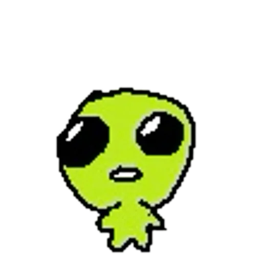 🫥 Стикер «silly alien» для Telegram