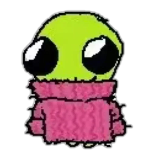 🧣 Стикер «silly alien» для Telegram