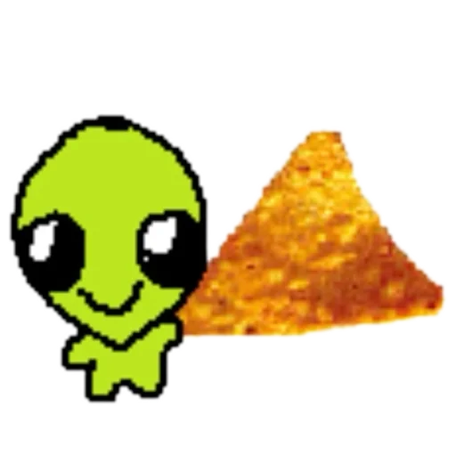 🔼 Стикер «silly alien» для Telegram