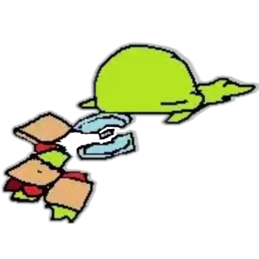 🍱 Стикер «silly alien» для Telegram