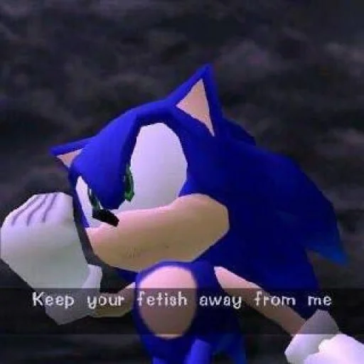 💥 Стикер «sonic the hedgehog» для Telegram