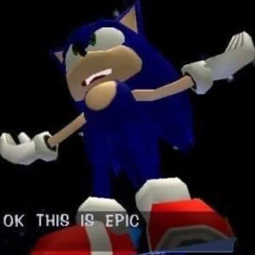 💥 Стикер «sonic the hedgehog» для Telegram