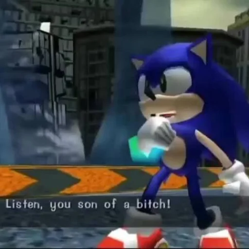 💥 Стикер «sonic the hedgehog» для Telegram