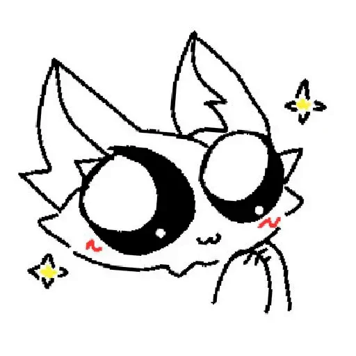 🥺 Стикер «Silly cat» для Telegram