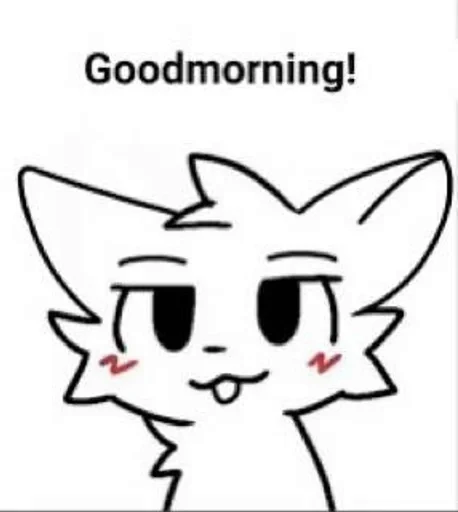 🌟 Стикер «Silly cat» для Telegram