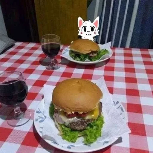 🍷 Стикер «Silly cat» для Telegram