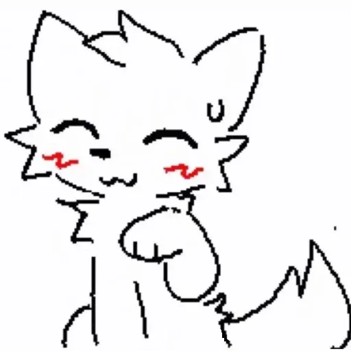 🥺 Стикер «Silly cat» для Telegram