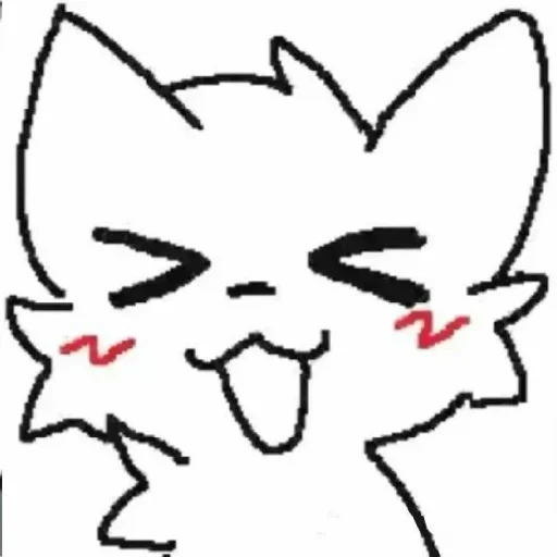 😸 Стикер «Silly cat» для Telegram