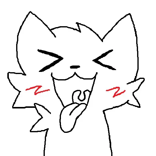 😛 Стикер «Silly cat» для Telegram