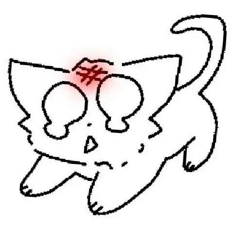 😵 Стикер «Silly cat» для Telegram