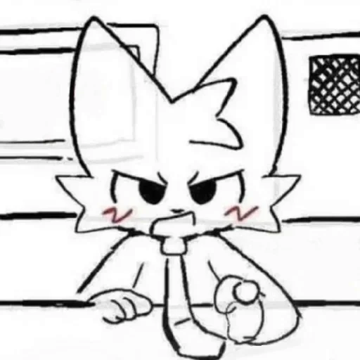😡 Стикер «Silly cat» для Telegram