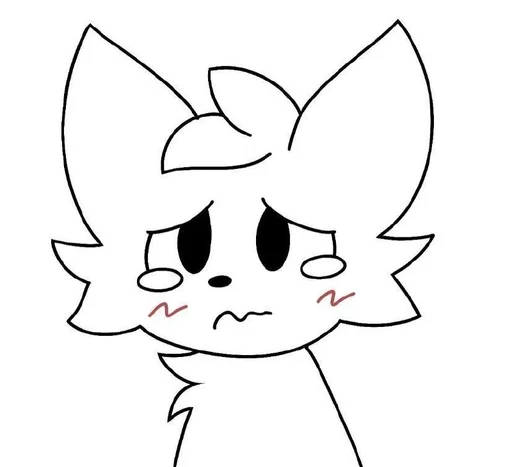 😭 Стикер «Silly cat» для Telegram