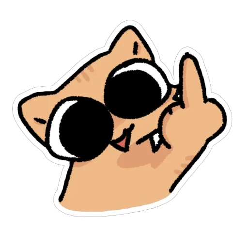 🖕 Стикер «silly kittens» для Telegram