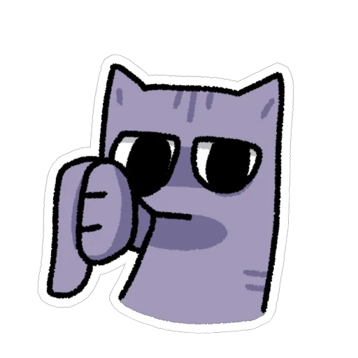 👎 Стикер «silly kittens» для Telegram