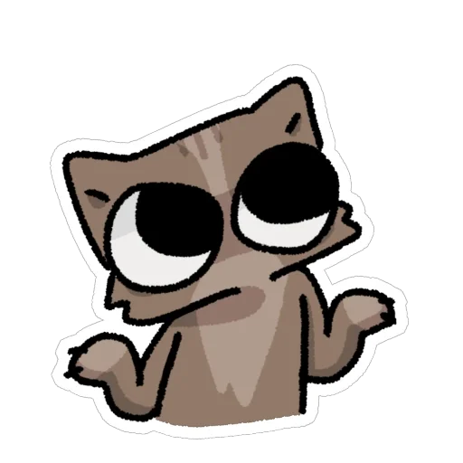 🤷 Стикер «silly kittens» для Telegram