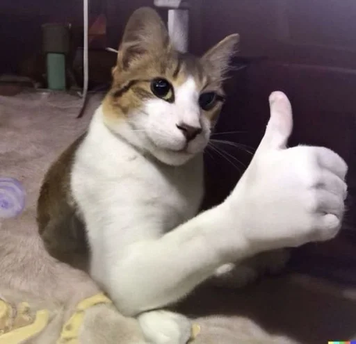 🌟 Стикер «глупые коты» для Telegram