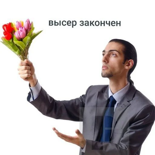 🌷 Стикер «тупые мемы» для Telegram