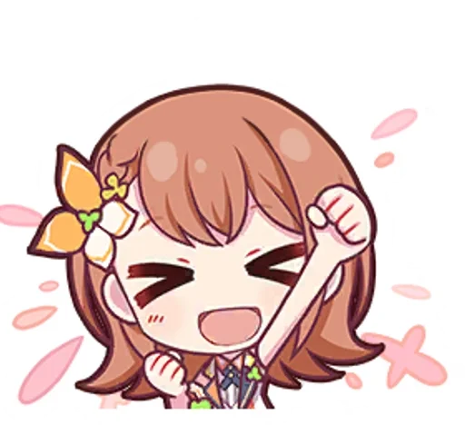 🍣 Стикер «minori hanasato» для Telegram