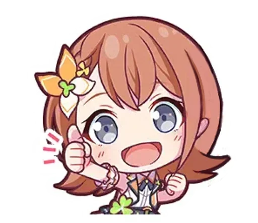 🤩 Стикер «minori hanasato» для Telegram