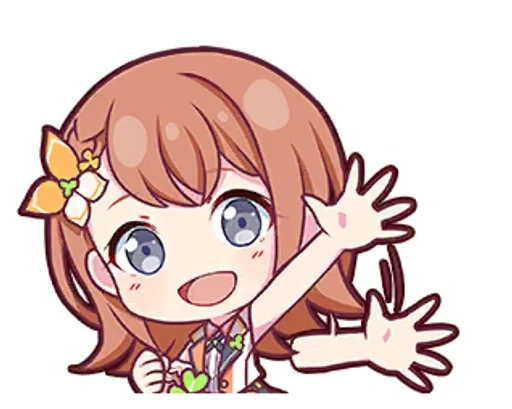 🍣 Стикер «minori hanasato» для Telegram