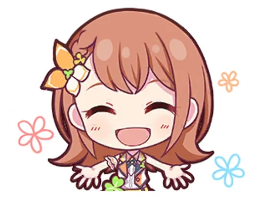 🍣 Стикер «minori hanasato» для Telegram