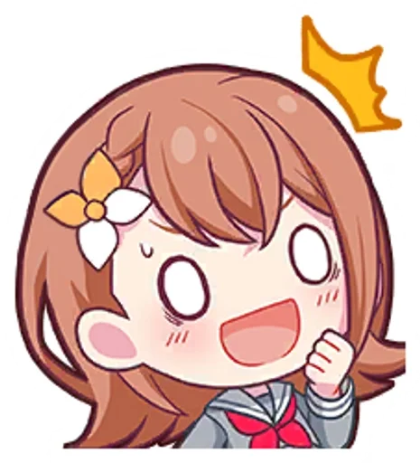 🍣 Стикер «minori hanasato» для Telegram