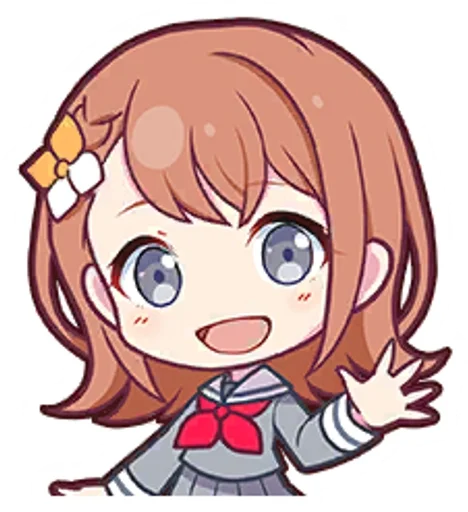 🍣 Стикер «minori hanasato» для Telegram