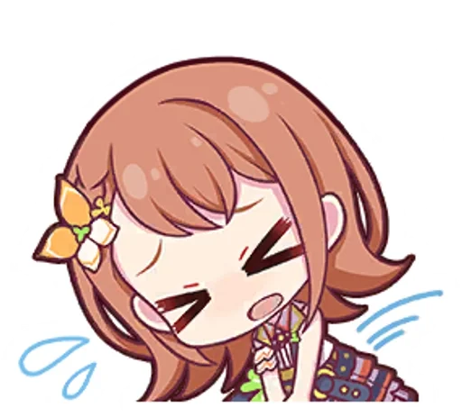 🍣 Стикер «minori hanasato» для Telegram