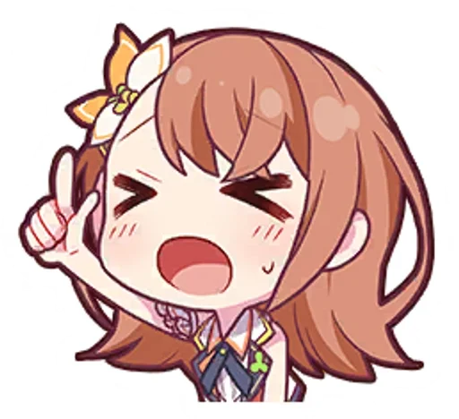 🍣 Стикер «minori hanasato» для Telegram