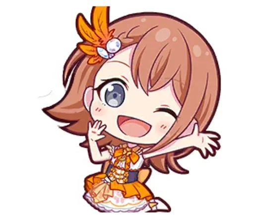 😉 Стикер «minori hanasato» для Telegram
