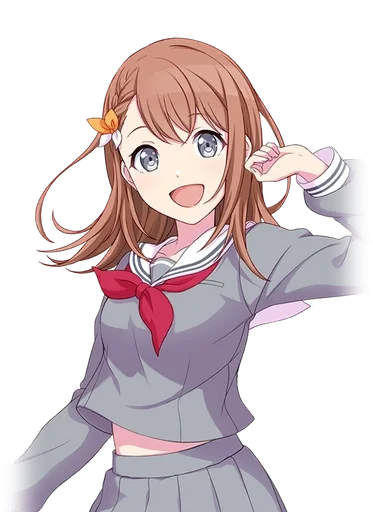 🍣 Стикер «minori hanasato» для Telegram