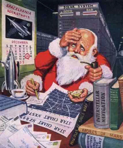 🎅 Стикер «Неозабавности ретрофутуризма (и не только!)» для Telegram