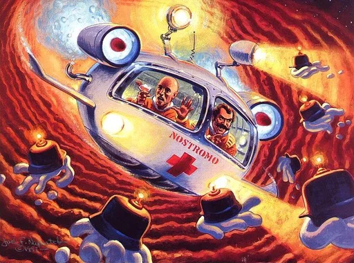 🚑 Стикер «Неозабавности ретрофутуризма (и не только!)» для Telegram