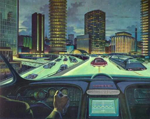 🚙 Стикер «Неозабавности ретрофутуризма (и не только!)» для Telegram