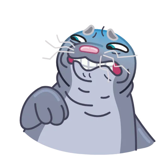 😨 Стикер «Silly Seal» для Telegram
