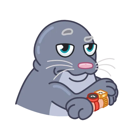 🤨 Стикер «Silly Seal» для Telegram