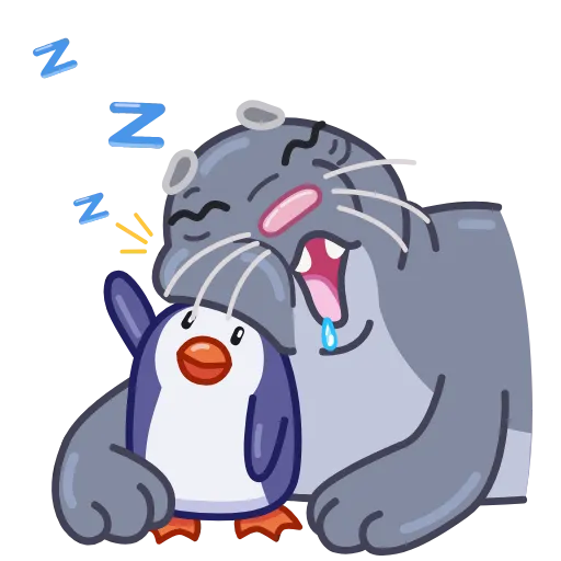 😴 Стикер «Silly Seal» для Telegram