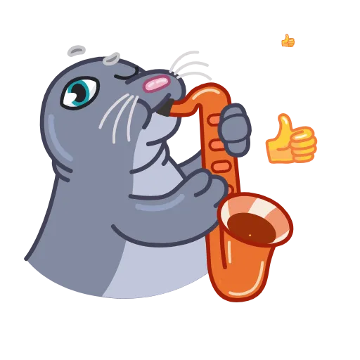 👍 Стикер «Silly Seal» для Telegram