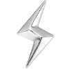 Стикер 38 серебро
