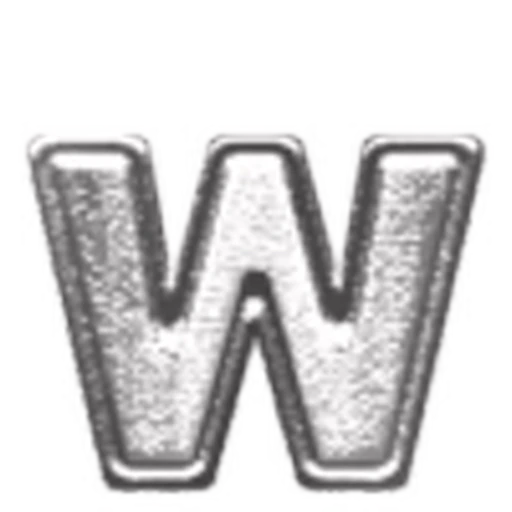 🔡 Эмодзи «Silver Alphabet» для Telegram
