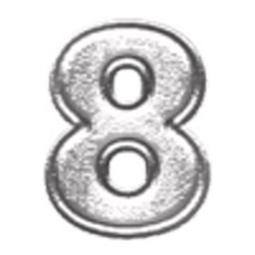 8️⃣ Эмодзи «Silver Alphabet» для Telegram