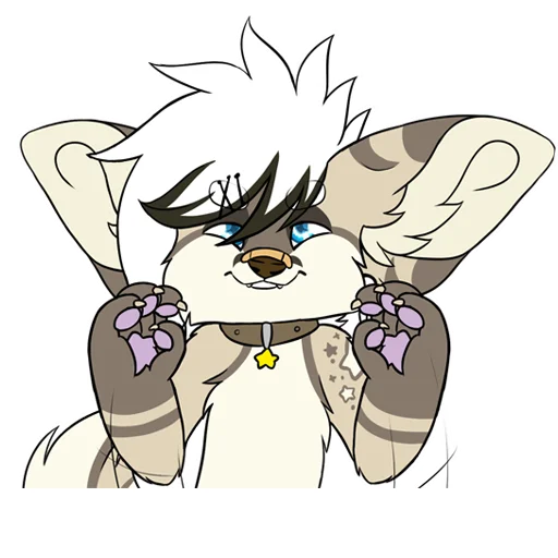😊 Стикер «Silver Fox arts» для Telegram