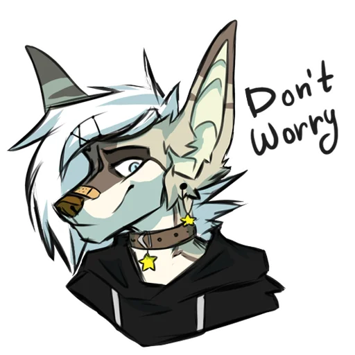 😥 Стикер «Silver Fox arts» для Telegram