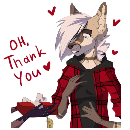 😲 Стикер «Silver Fox arts» для Telegram