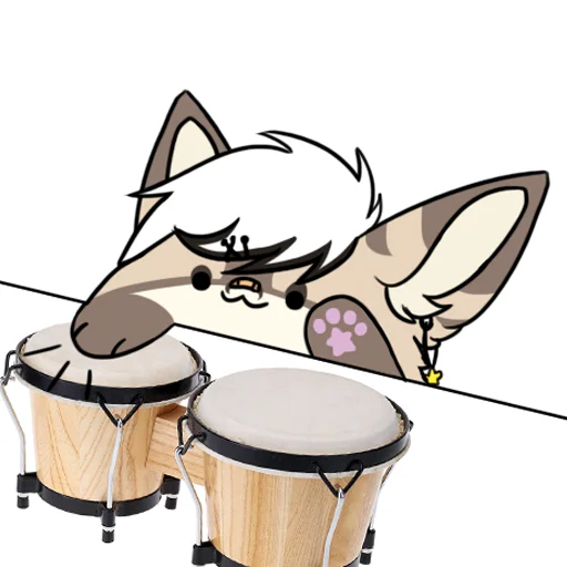 🥁 Стикер «Silver Fox arts» для Telegram