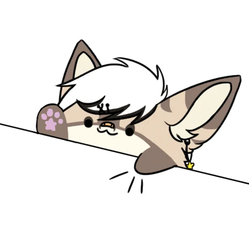 🐾 Стикер «Silver Fox arts» для Telegram